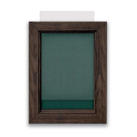 United Visual Products Indoor Enclosed Combo Board, 72"x36", Black Frame/Blue & Keylime UVCB7236B-BLUE-KEYLIME